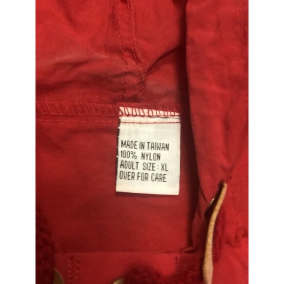 Vintage Marlboro Jacket‎ Men Adult XL Red Windbreaker Nylon Hooded Taiwan 90’s - Picture 3 of 6